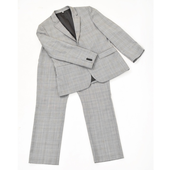 Express Other - Express slim fit gray plaid suit